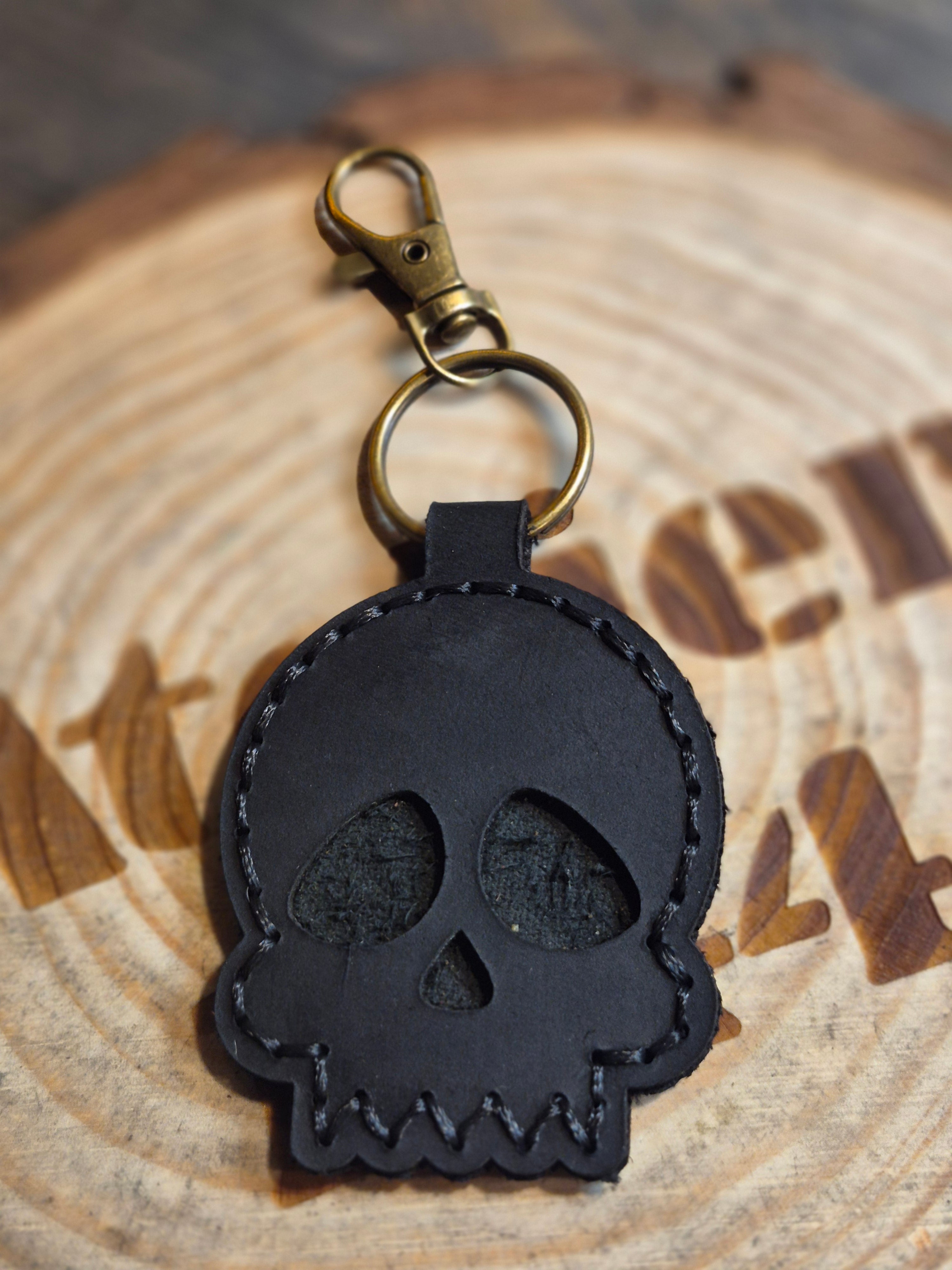 Porte-clef tête de mort