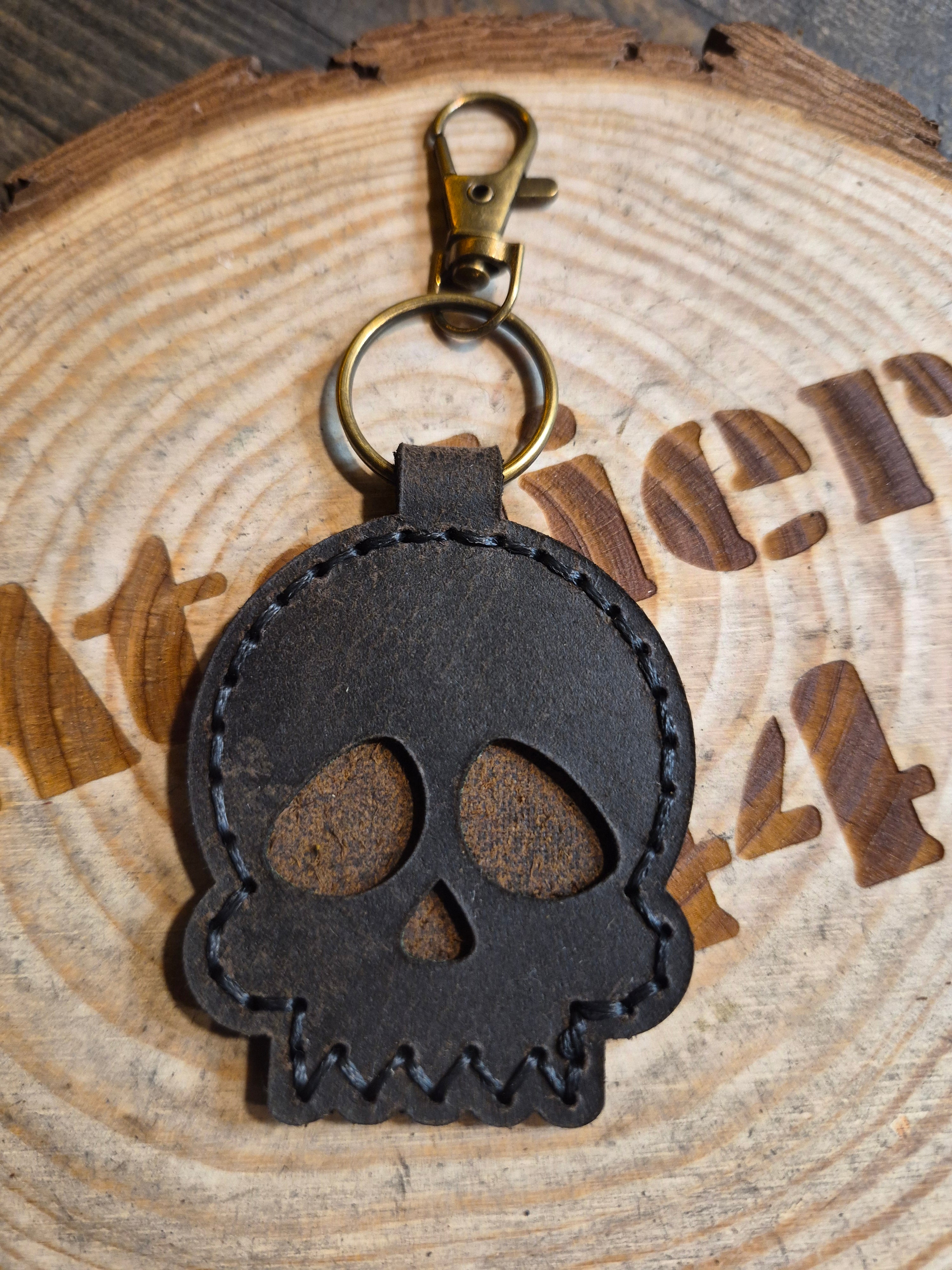 Porte-clef tête de mort